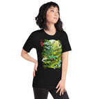 Playera Bulbasaur Sunlit Blossom Forest - Modelo femenina