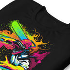 Playera Chainsaw Man Neon Splatter City - Doblado zoom