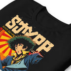 Playera Cowboy Bebop Spike Spiegel Katakana Blues - Doblado zoom