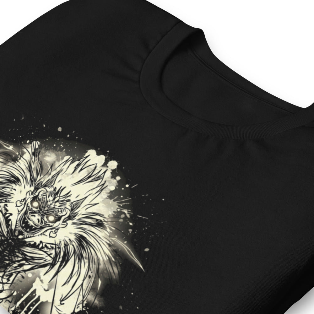 Playera Death Note Ryuk Ink Splatter Shinigami - Doblado zoom