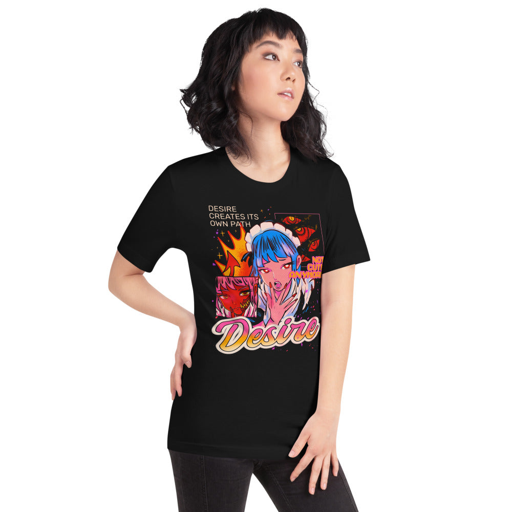 Playera Desire Creates Its Own Path - Modelo femenina