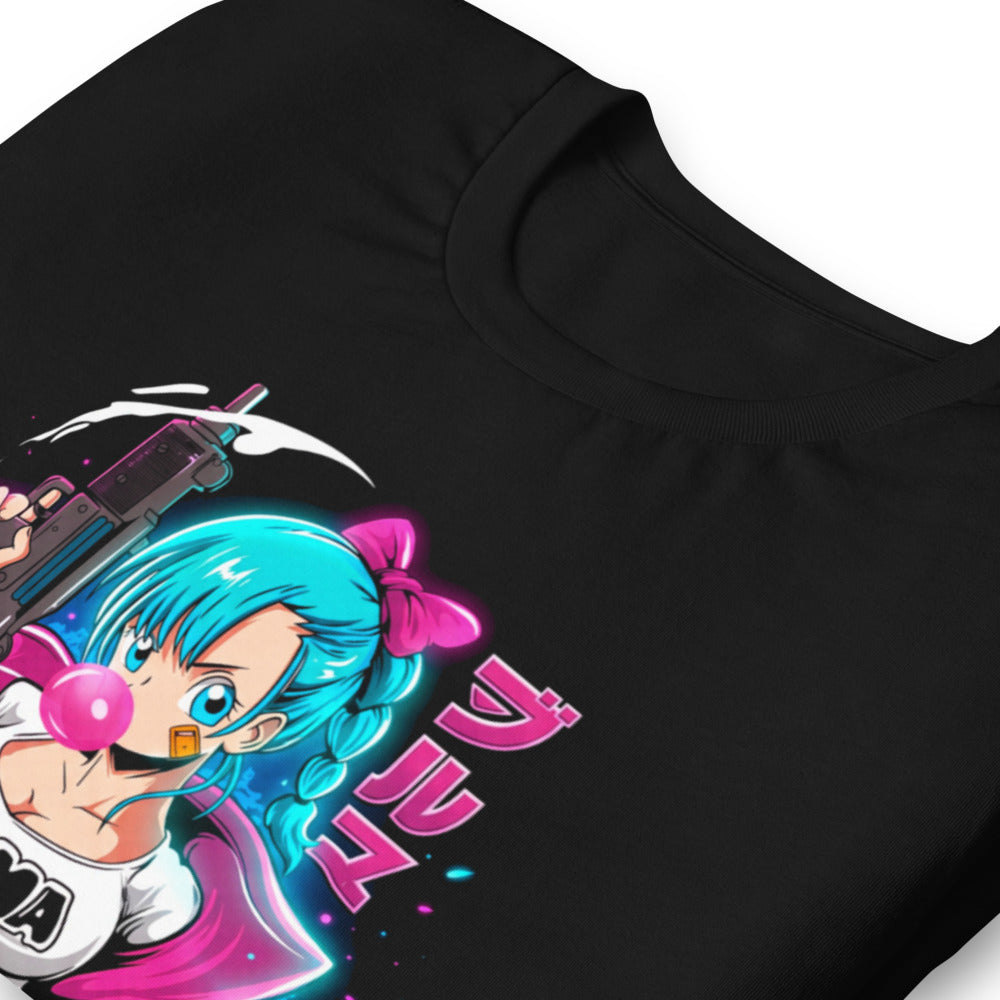 Playera Dragon Ball Bulma Neon Bubble Gum Jacket - Doblado zoom