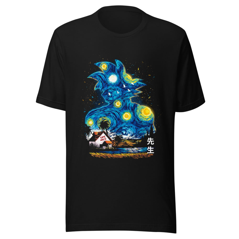 Playera Dragon Ball Goku Starry Night Kame House - Frente grande