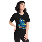 Playera Dragon Ball Goku Starry Night Kame House - Modelo femenina