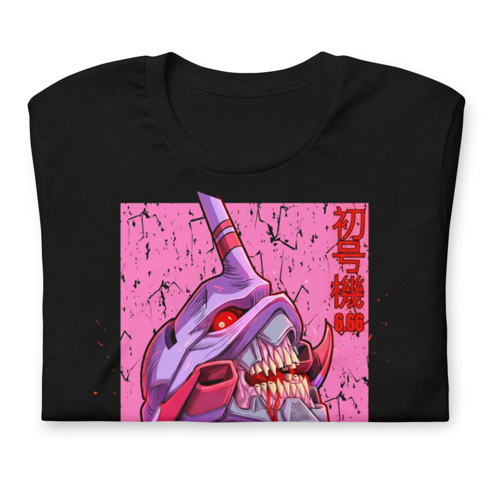 Playera Evangelion Eva 01 Berserk Pink - Doblado