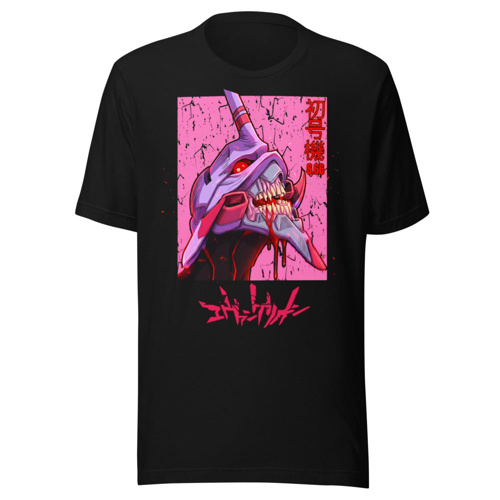 Playera Evangelion Eva 01 Berserk Pink - Frente grande