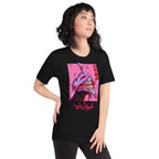 Playera Evangelion Eva 01 Berserk Pink - Modelo femenina