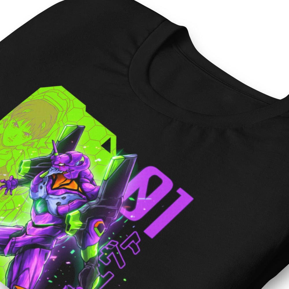 Playera Evangelion Eva 01 Shinji Ikari Nerv - Doblado zoom