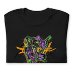 Playera Evangelion Unit 01 Crouching Orange Splatter - Doblado