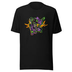 Playera Evangelion Unit 01 Crouching Orange Splatter - Frente grande