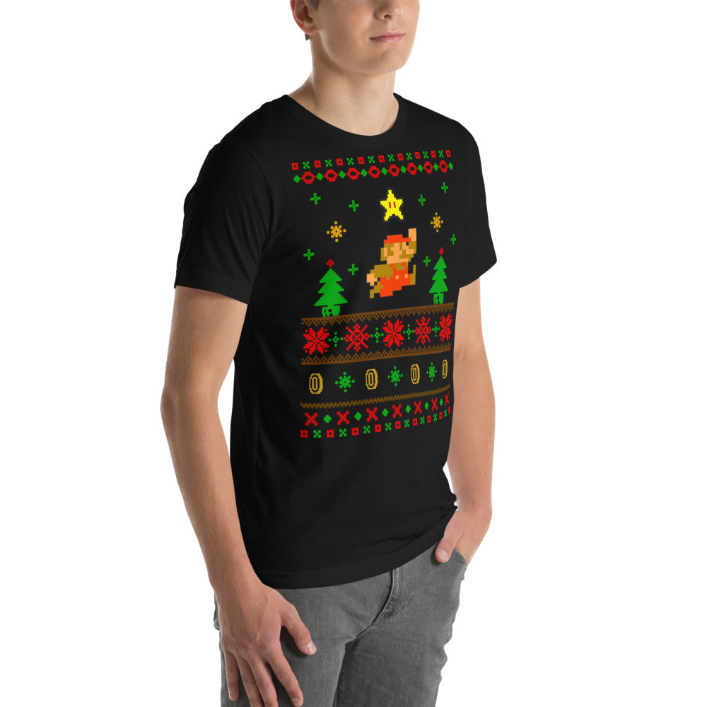 Playera Fire Flower Frost - Modelo masculino lateral