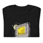 Playera Game Boy Under Construction Tower Cranes - Doblado