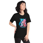 Playera Hatsune Miku Bocchi Back To Back Neon - Modelo femenina