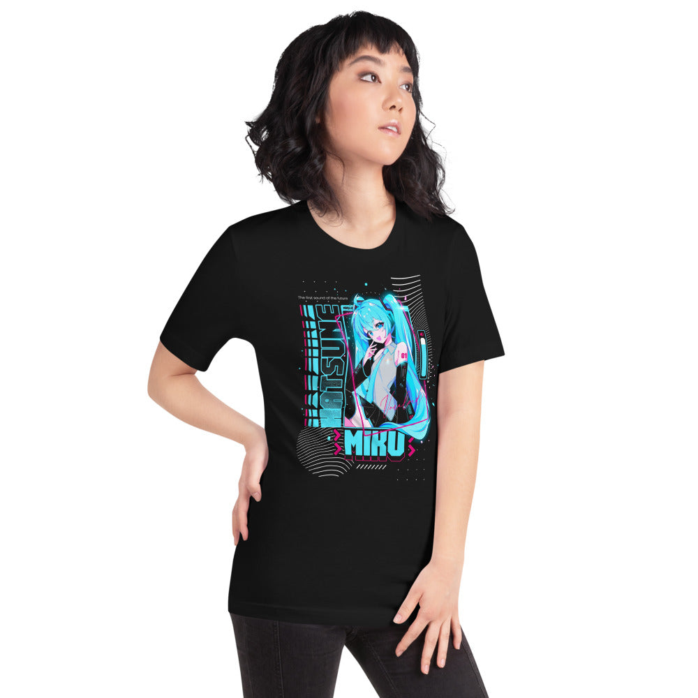 Playera Hatsune Miku The First Sound Of The Future - Modelo femenina