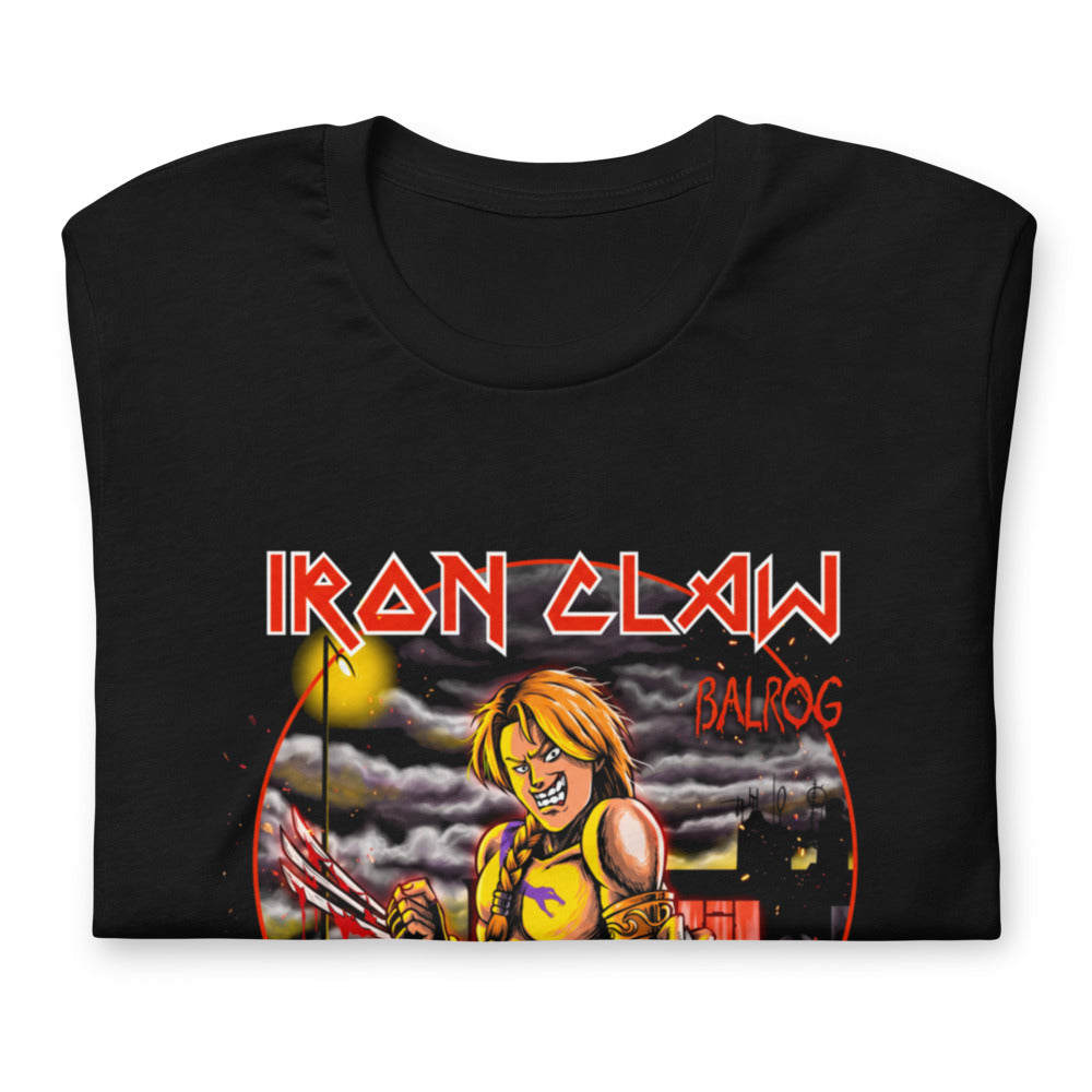 Playera Iron Claw Balrog Street Fighter Night Street - Doblado