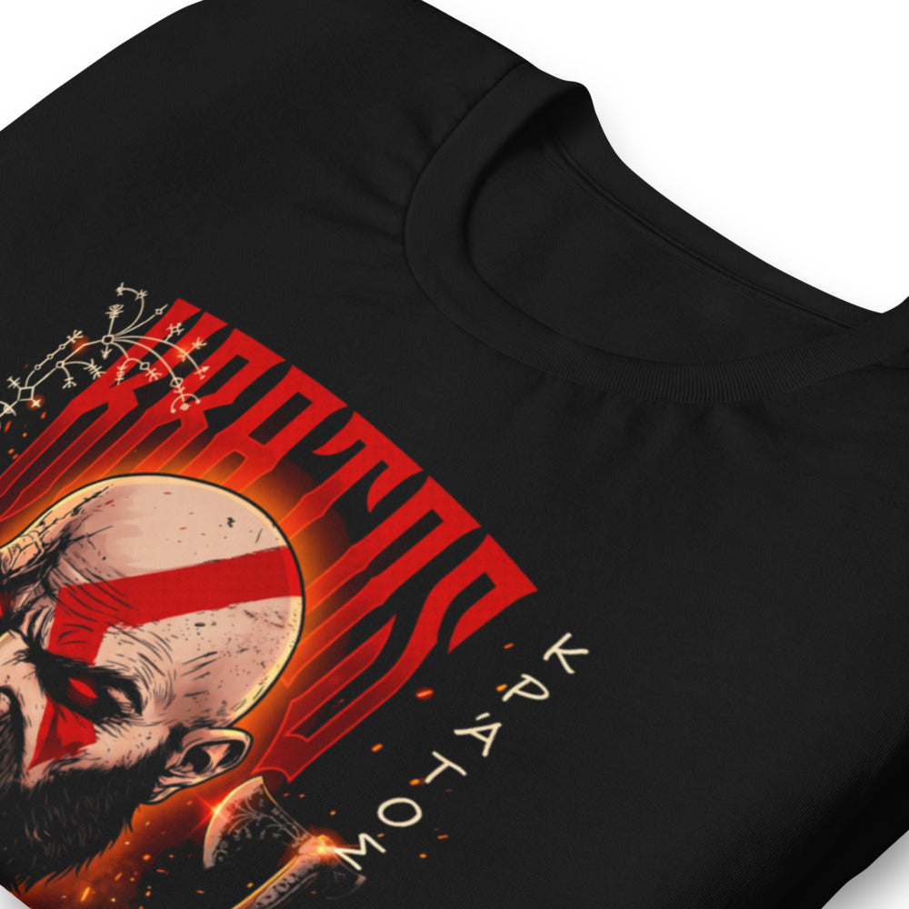 Playera Kratos God Of War Glowing Red Eyes - Doblado zoom