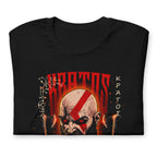 Playera Kratos God Of War Glowing Red Eyes - Doblado