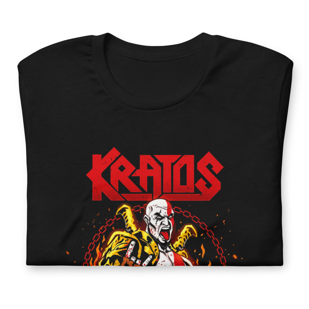 Playera Kratos God Of War Metal Horns - Doblado