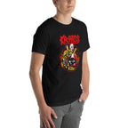 Playera Kratos God Of War Metal Horns - Modelo masculino lateral