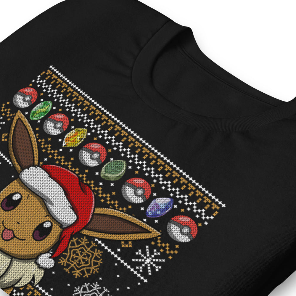 Playera Little Eevee Christmas - Doblado zoom