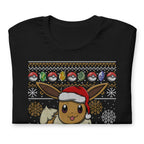 Playera Little Eevee Christmas - Doblado