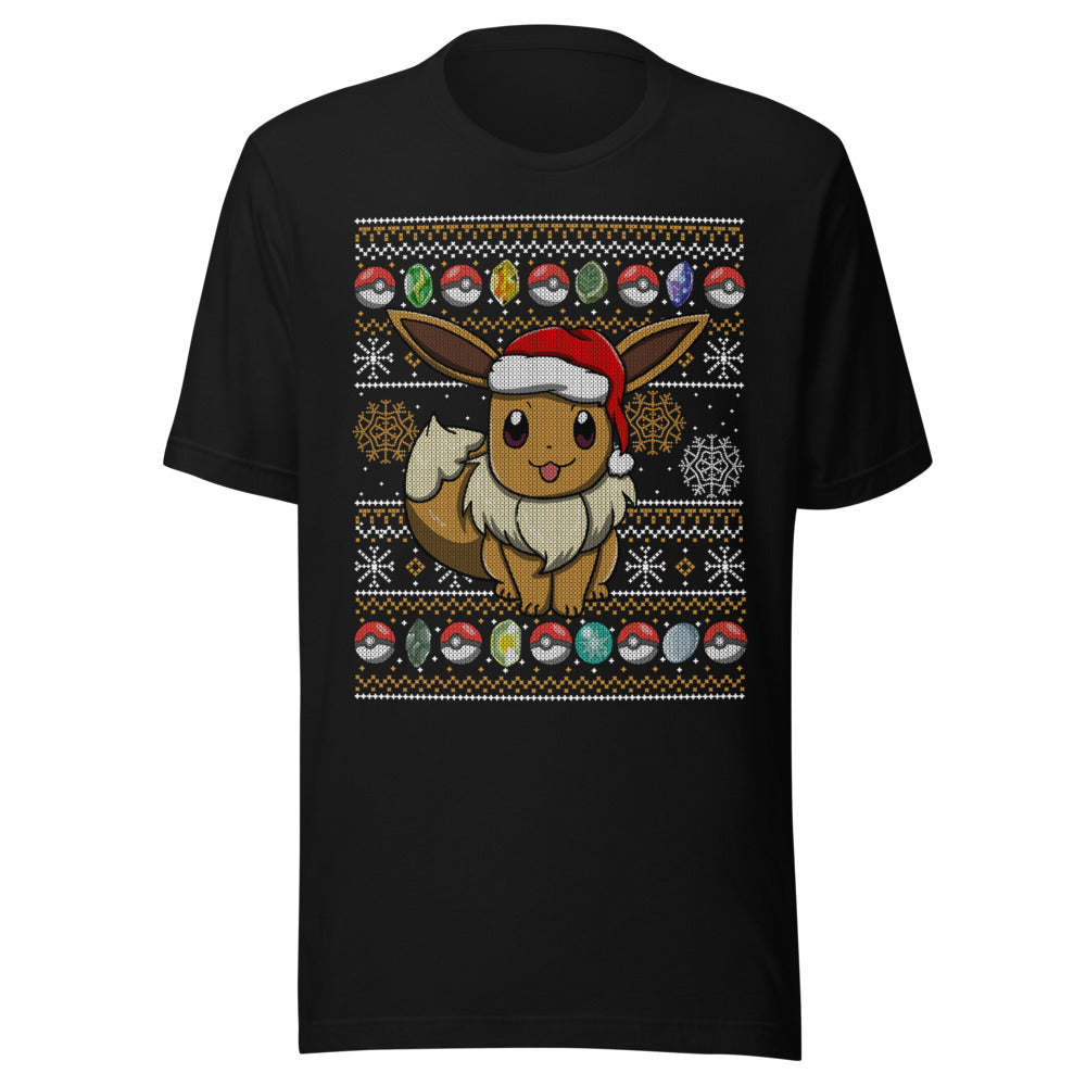 Playera Little Eevee Christmas - Frente grande