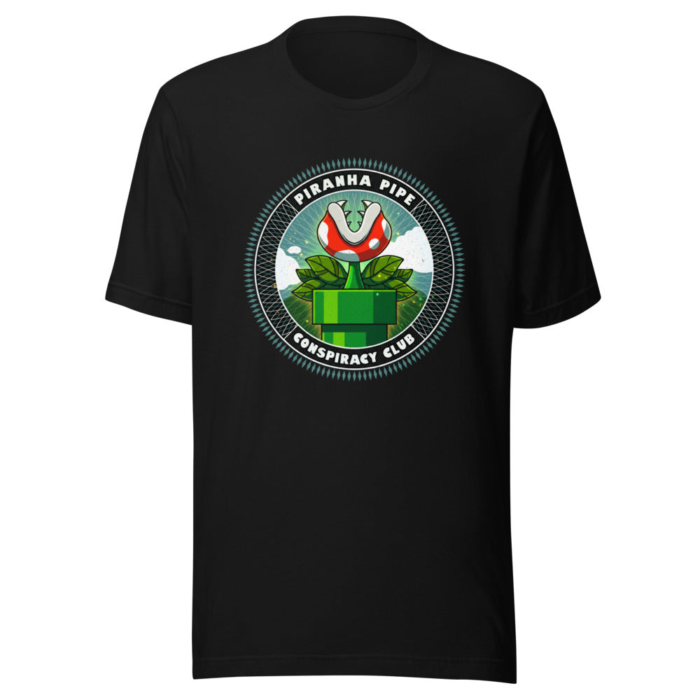 Playera Mario Piranha Pipe Conspiracy Club - Frente grande