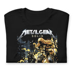 Playera Metal Gear Solid Snake Heavy Metal - Doblado
