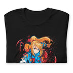 Playera Metroid Samus Arm Cannon Armor Burst - Doblado