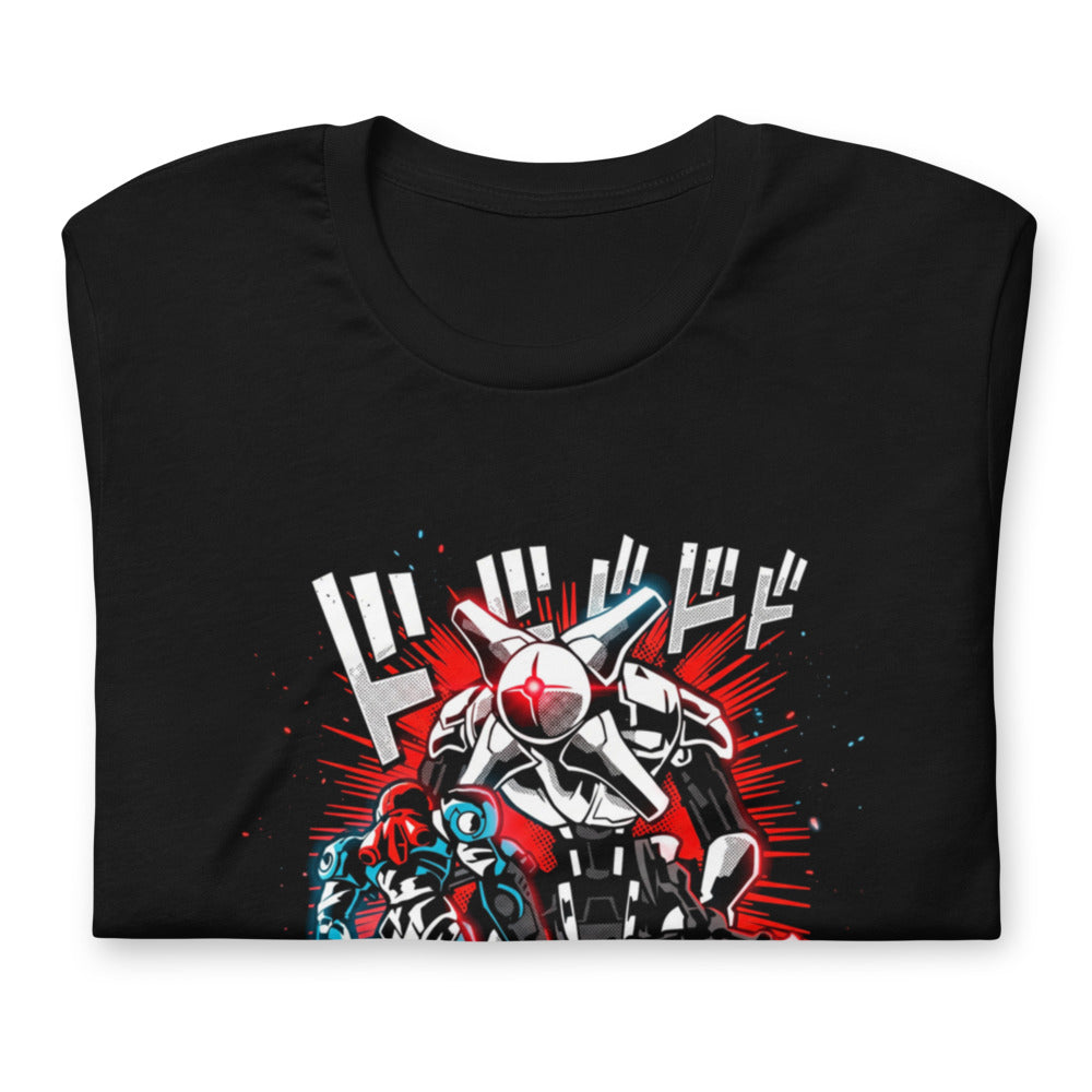 Playera Metroid Samus Vs EMMI Robot Katakana Burst - Doblado
