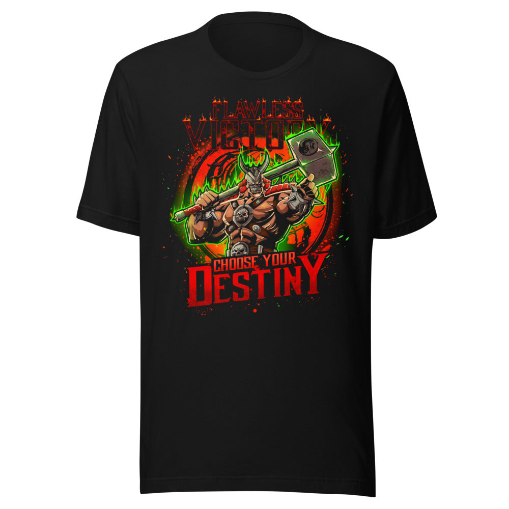 Playera Mortal Kombat Shao Kahn Flawless Victory - Frente grande