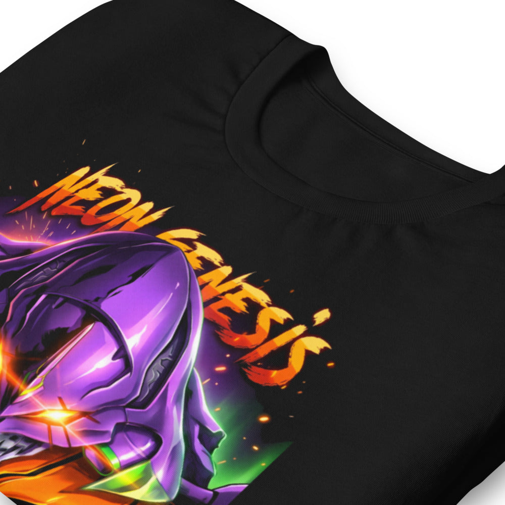 Playera Neon Genesis Evangelion Eva 01 Fire - Doblado zoom