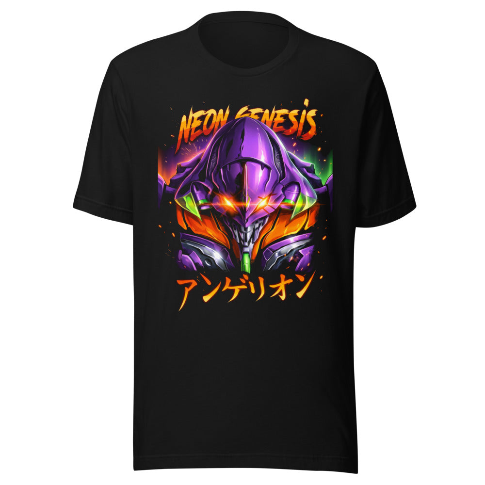 Playera Neon Genesis Evangelion Eva 01 Fire - Frente grande