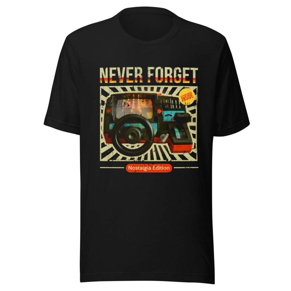 Playera Never Forget Nostalgia Edition - Frente grande