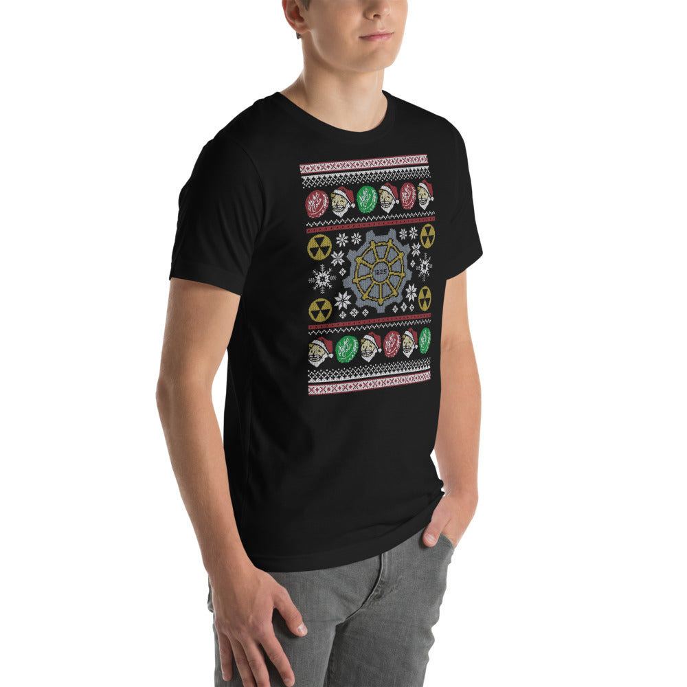 Playera Nuclear Winter Cheer - Modelo masculino lateral