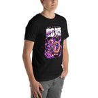 Playera One Piece Boa Hancock Purple Snake Smoke - Modelo masculino lateral