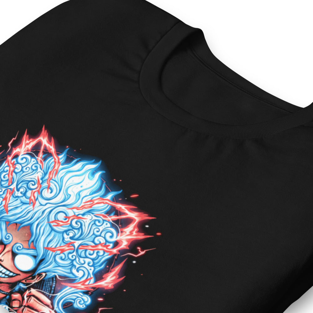 Playera One Piece Luffy Gear 5 Red Lightning - Doblado zoom