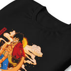 Playera One Piece Luffy Giant Hand Captain Clouds - Doblado zoom