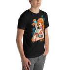 Playera One Piece Nami Ice Cream Summer - Modelo masculino lateral
