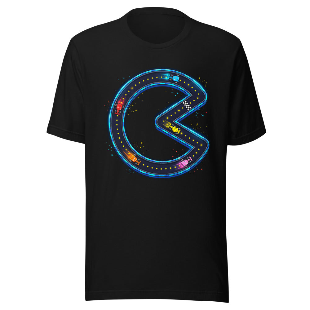 Playera Pac-Man Ghost F1 Racers Neon Track - Frente grande