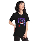 Playera Pokemon Gengar Oni Kanji Red Seal - Modelo femenina