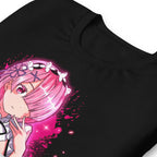 Playera Re Zero Ram Pink Maid Splash - Doblado zoom