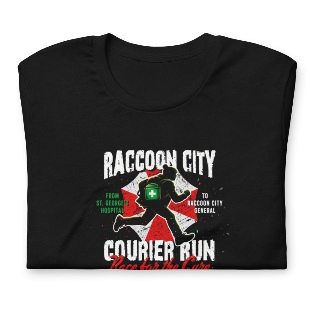 Playera Resident Evil Raccoon City Courier Run - Doblado