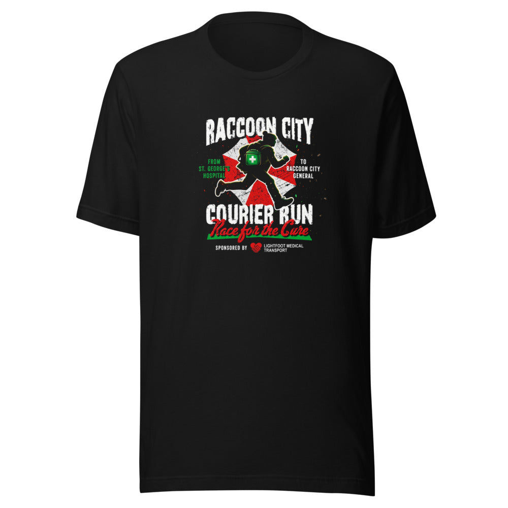 Playera Resident Evil Raccoon City Courier Run - Frente grande