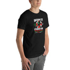 Playera Resident Evil Raccoon City Courier Run - Modelo masculino lateral