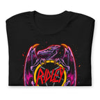 Playera Ridley Metroid Metal Logo Pentagram Dragon - Doblado