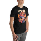Playera Sailor Moon Punk Rocker Moon Child - Modelo masculino lateral