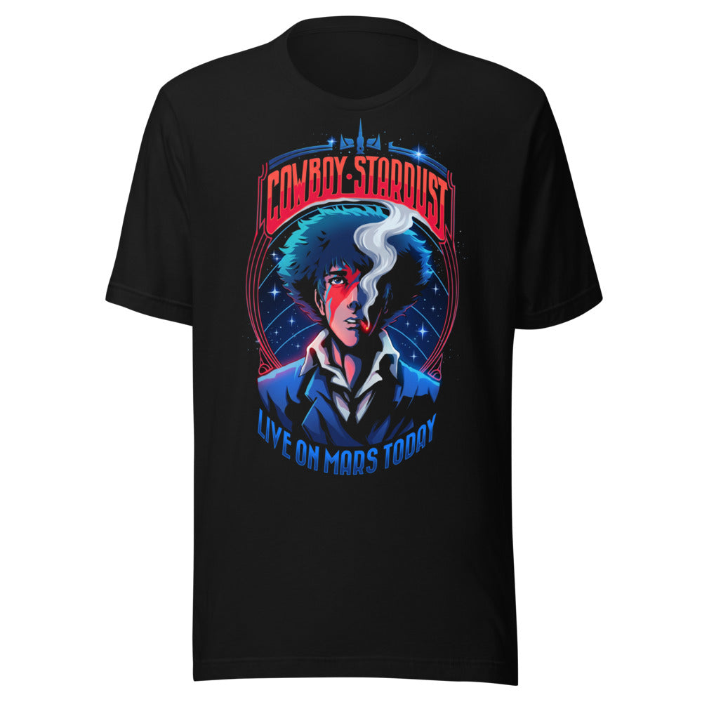 Playera Spike Spiegel Cowboy Stardust Live On Mars Today - Frente grande