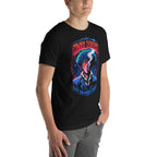 Playera Spike Spiegel Cowboy Stardust Live On Mars Today - Modelo masculino lateral