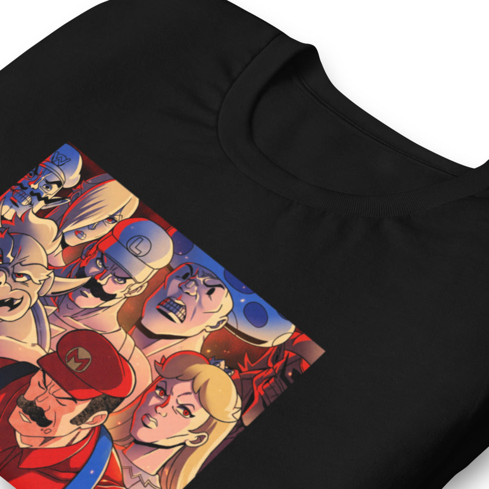 Playera Super Mario Gritty Cast Red Mushroom - Doblado zoom
